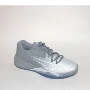PUMA Stewie 1 Womens Basketball Shoes Quarry Grey 378262-05 Size 7.5 pr 8 No Lid